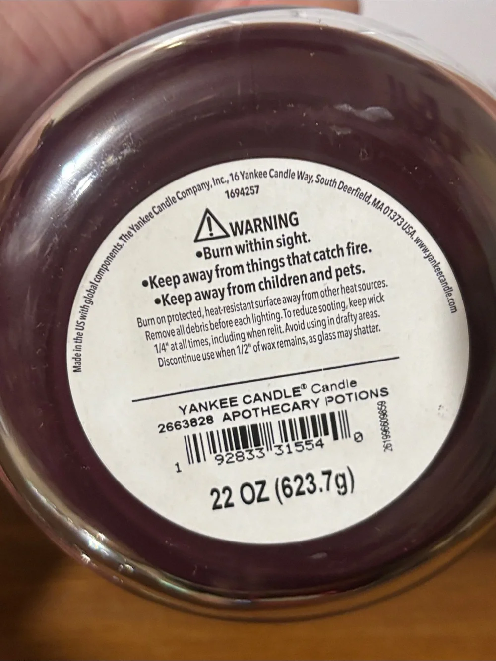 Yankee Candle this fruity